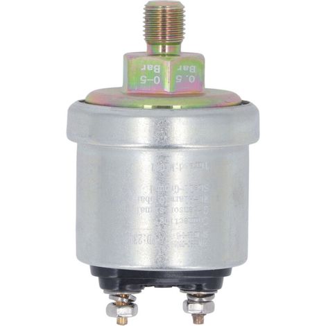 Sensore di pressione dell'olio in ottone massiccio M10x1 1/8NPT, accessorio con filettatura maschio per VDO 0-5bar-Crezuo