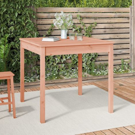 Table de jardin,Table meuble de Balcon,Table d'extérieur 82,5x82,5x76 cm bois massif de douglas -33504 (1/5)