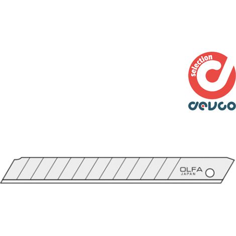 Lame olfa ab-10s acciaio inox 9 mm 10 pezzi