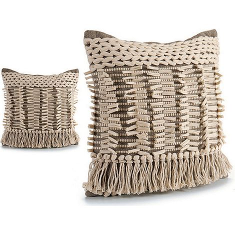 Cuscino - Grigio - 45 x 15 x 45 cm - Interno - Contemporaneo (1/2)
