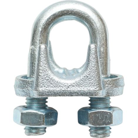 Morsetto zincato DIN 741-19 per cavo da 19 mm Breckner Germany (1/4)