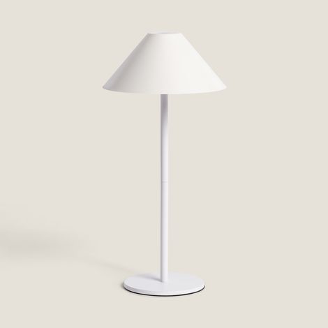 Lampada da Tavolo LED 3W Portatile Kivuli per Esterni con Batteria USB Ricaricabile Bianco (1/5)