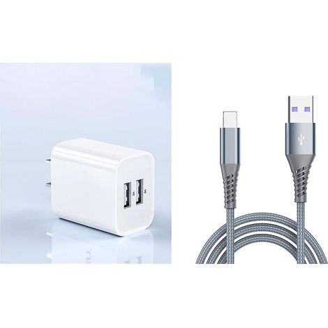 ensemble De Deux Pices (chargeur + Cble De Donnes Apple), Cordon De Charge Cble De Donnes Usb Charge Rapide Compatible Avec Apple (1/5)