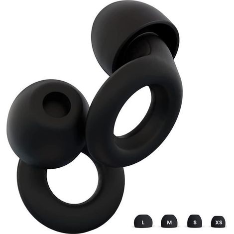 Bouchons d\'oreille pour la réduction du bruit - AUDBURN - Quiet - 8 embouts en XS-S-M-L - SNR 27-Ywey (1/4)