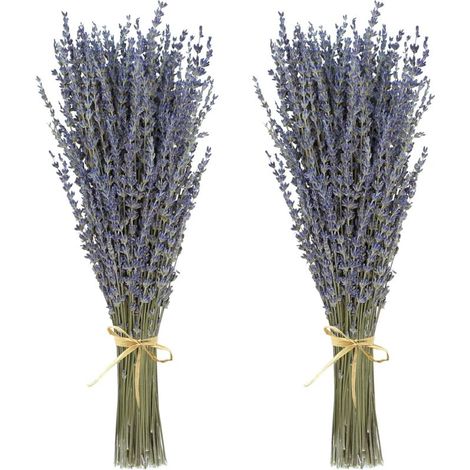 Bouquets de fleurs de lavande séchées (plus de 200 tiges, de 38 à 43 cm de long) pour la décoration intérieure,les loisirs créatifs, les cadeaux-DOU