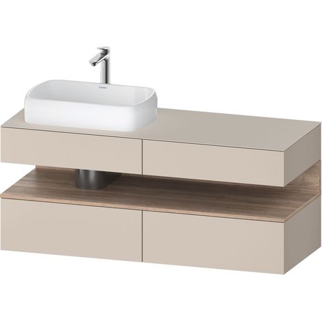 Duravit Collection One Meuble sous-vasque sur console, 2 tiroirs, (1/2)