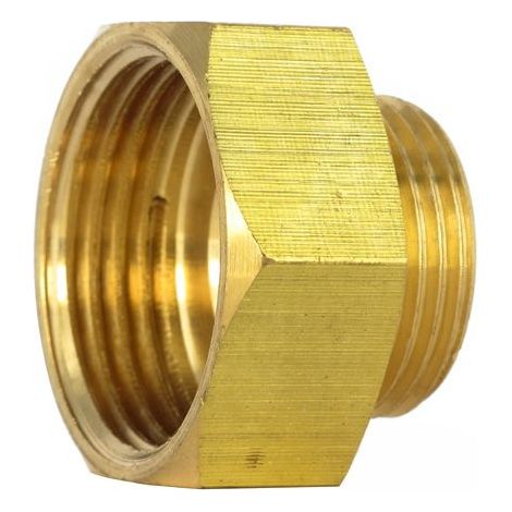Noyon & Thiebault – Raccord laiton femelle – Mamelon à visser pour filetage plomberie – Mâle réduit F1' (26x34) – M3/4' (20x27)