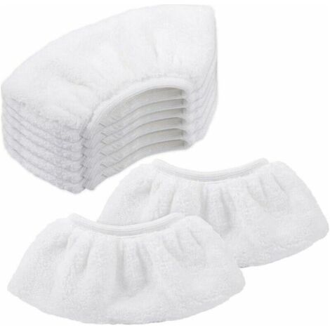 8 PCS Bonnettes Microfibre pour Kärcher, Chiffons pour Buse à Main Accessoire pour Nettoyeurs Vapeur SC 1, 2, 3, 4, 5 (1/5)