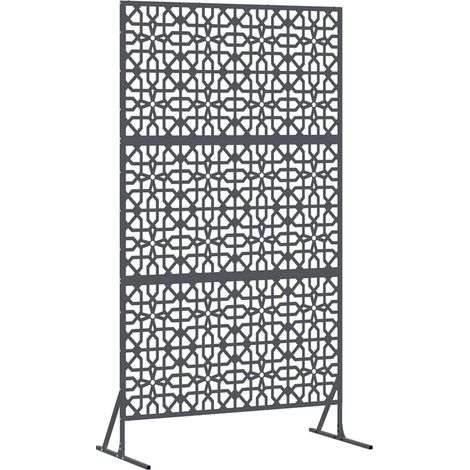 Maison Exclusive - Sichtschutz Anthrazit 100 x 50 x 180 cm Stahl