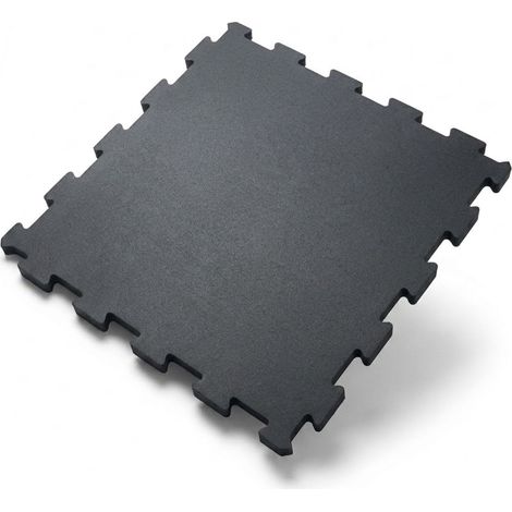 Easy Puzzle Fußmatte aus stoßdämpfendem und schützendem Gummi, 98 x 98 cm, 10 mm dick
