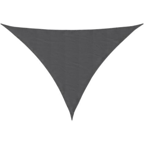 INLIFE Voile de parasol Tissu Oxford triangulaire 3x3x4,24m Anthracite (1/5)