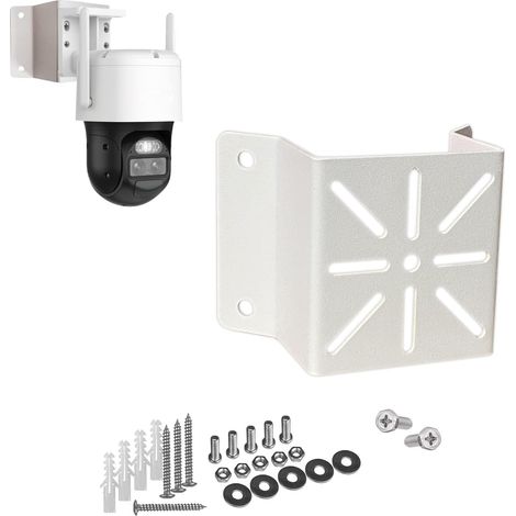 Support mural d'angle pour caméra IP WiFi, support en métal massif pour caméras de sécurité, compatible avec les caméras Dome