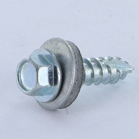 Vis tôle TH/RD. VUL 6.3X25 Acier zingué Pointe antifendage type 17 - 1 pièce (1/3)