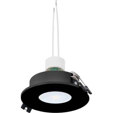Lotto Faretto da incasso basculante Ø90mm + lampadina GU10 6W +