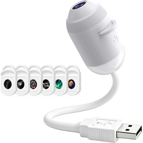 Ciel étoilé Projecteur Lumière - USB Veilleuse avec Adjustable Brightness – Couleur (1/5)