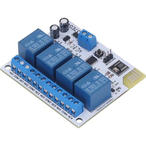 Module de commande de relais Bluetooth 4 canaux anti-interférences, panneau de commande à distance RF 2,4 GHz, 5 V CC (1/5)