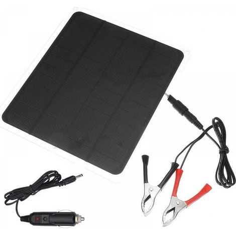 (20 W/12 V) chargeur de batterie à charge d'entretien de panneau solaire pour camping car marin de maintenance (1/5)