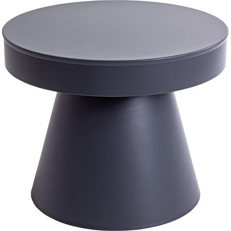 Table d'Appoint en Métal "Steel" 50cm Anthracite (1/3)