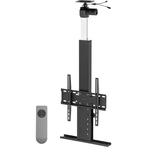Support de Plafond motorisé pour TV - Plage de Hauteur réglable de 32 à 55 Pouces - Charge maximale : 45 kg - avec télécommande - Support de Plafond électrique (1/5)