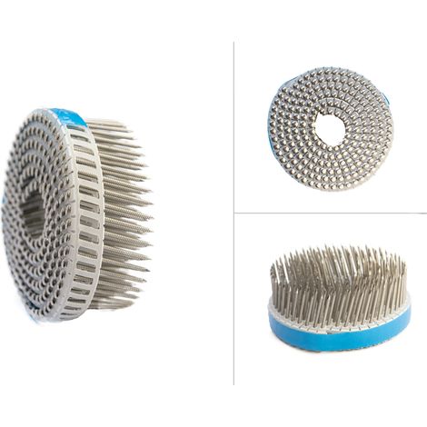 Pointes à tête bombée en acier inoxydable 2.5 x 50 mm - 200 pcs par rouleau (1/2)