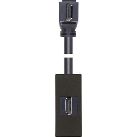 VIMAR - 30346.HG Presa HDMI 2.1b con cavo a 90° nero