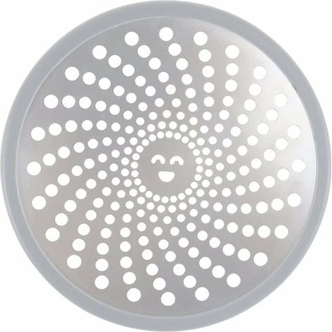 Filtro de desagüe para ducha de acero inoxidable de 11,3 cm, anticabellos, para baño, cocina y bañera (plateado) (1/5)