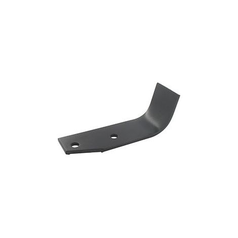 Cuchillo de fresa izquierdo para motocultor adaptable a Staub - L: 155mm. Tipo escardador.