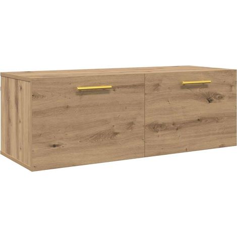 Maison Exclusive - Armadietto a muro rovere artigianale 100 x 36.5 x 35 cm