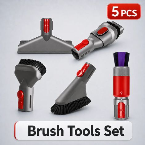 (ENSEMBLE A) Convient aux aspirateurs V7, V8, V10, V11 et V15. Accessoires inclus : kit de 11 pièces comprenant : brosse pour les recoins, support de tuyau et station d'accueil. (1/4)