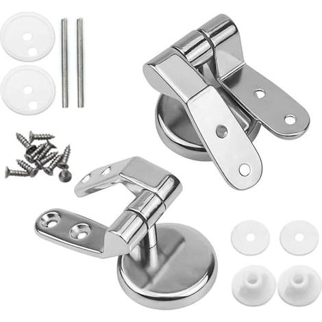toilet seat fixing kit toilet seat hinges toilet seat attachment universal accessories replacement hinges (1/3)