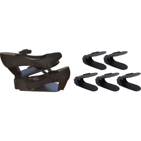 Schuhorganizer 5er-Set Schuhstapler Schuhhalter Schuhregal Ablage verstellbar (1/3)