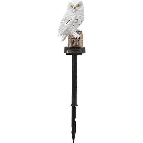 Niedliche LED-Solarlampe aus Kunstharz, wasserdichte Gartenleuchte mit Erdspieß C (1/5)
