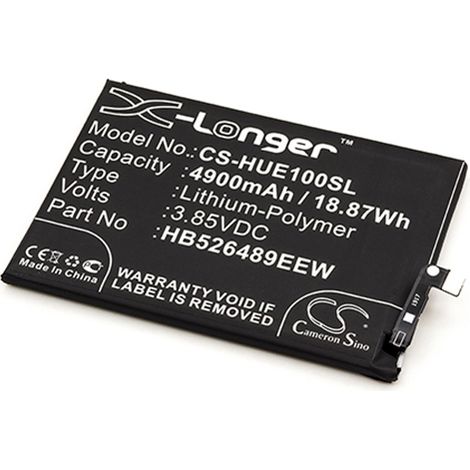NX - Batterie téléphone, smartphone, GSM pour Huawei 3.85V 4900mAh - HB526489EEW (1/4)