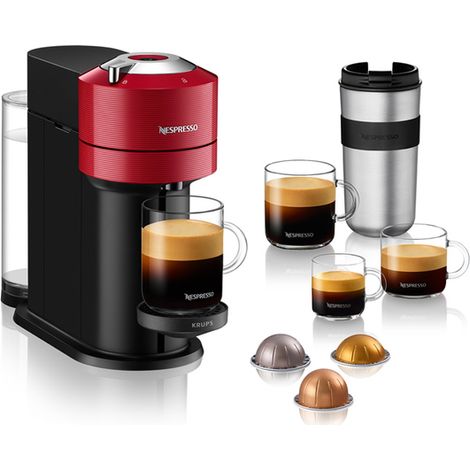 Krups Nespresso Vertuo Next Machine à café rouge 1,1 litre (1/4)