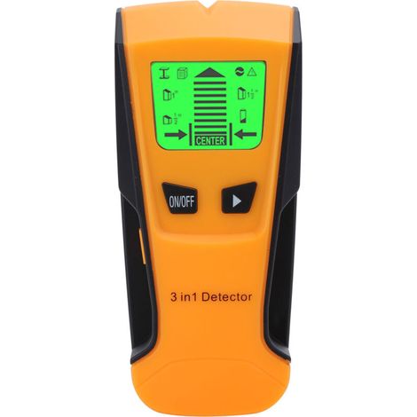 Détecteur De Métaux - LCD Rétroéclairé - Détection Murale Bois Métal Câble AC - Étalonnage Automatique - 15,5 x 7 x 3 cm - 185 g (1/5)