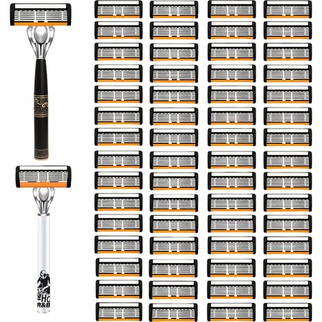 Tête De Rasoir 6 lames De Rechange,2 Gè dāo jià +60 gè dāopiàn
10
2 manches de rasoir + 60 lames