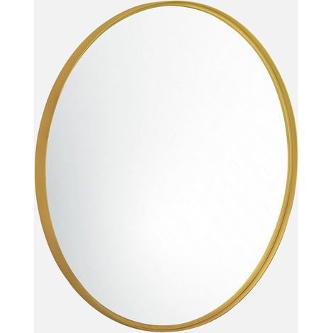 Specchio rotondo in metallo, 60cm (1/5)