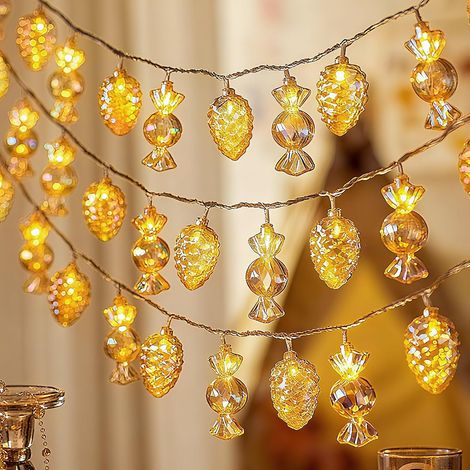 3 m extérieur intérieur Noël décoration Fairy éclairage, Pine Cones éclairage pour une installation facile (1/5)