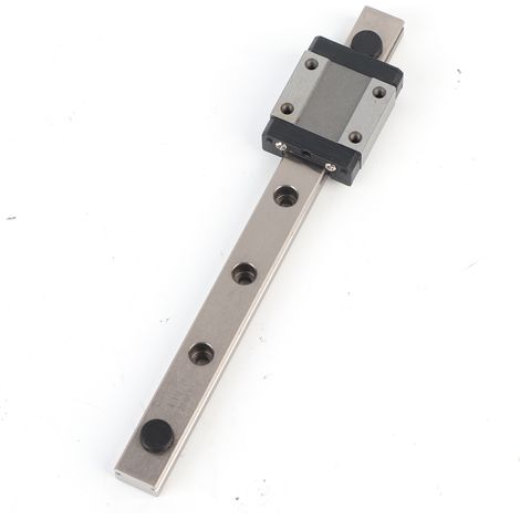 Glissière linéaire miniaturisée MGN12C 150mm pour pièces CNC, coulisseau de précision 12mm, guidage linéaire compact de haute qualité (1/5)