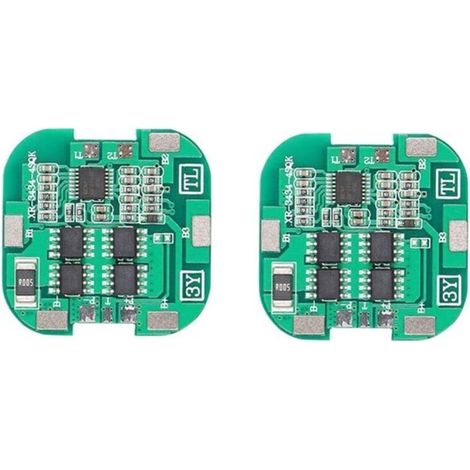Lot de 2 Cartes de Chargeur Batterie Lithium-ion 4S 8A 14,8V 18650 pour Balayeuse Solaire (1/4)