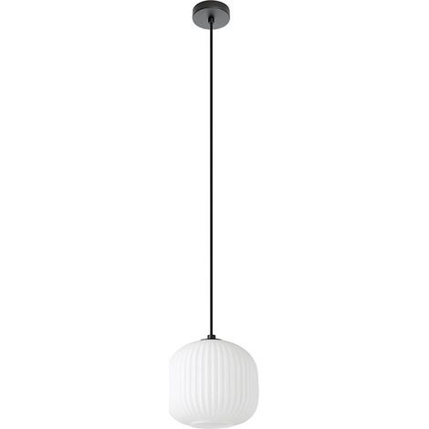 Lampada a sospensione MANTUNALLE bianco H: 110 Ø: 20cm dimmerabile (1/2)