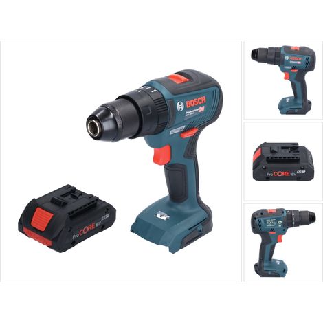 Bosch GSB 18V-55 Trapano a percussione professionale a batteria 18 V 55 Nm brushless + 1x batteria ricaricabile ProCORE 4,0 Ah - senza caricabatterie (1/5)