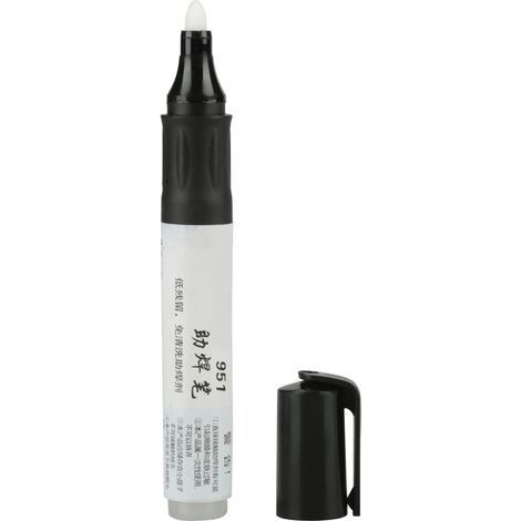 Stylo à souder, colophane 951 non conductrice, soudure non propre à faible teneur en solides, résistante à l'humidité, pour retravailler SMT/SMD/PCB, améliore les performances du panneau de cellules s (1/5)