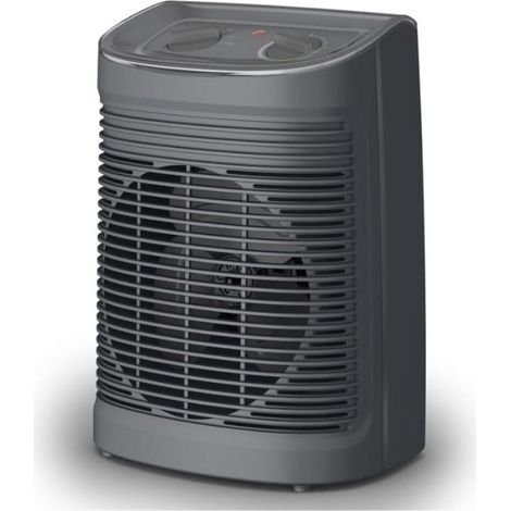 Rowenta – Chauffage de ventilateur électrique 2200 W – Pour pièces jusqu'à 35 m² – Longueur câble 1,85 m – Couleur gris – Dimensions 140x200x320 mm (1/7)
