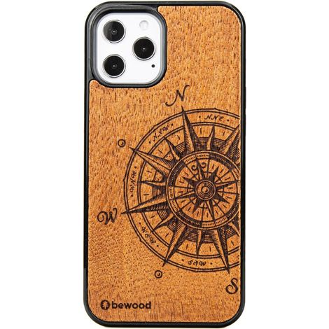 Custodia in legno per iPhone 12 Pro Max TRAVELER MERBAU (1/4)