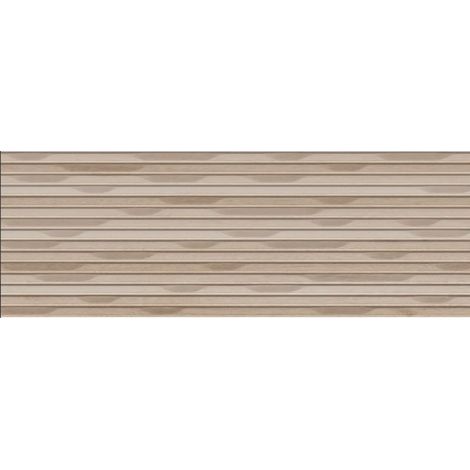 Aelle - Carrelage mur faience effet bois à relief 40x120 cm WEWOOD CONCEPT CREMA - Vendu par boîte de 1.44 m² (1/3)