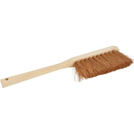 Balayette en bois et fibre de coco - Marron - 45 cm - Livraison gratuite
