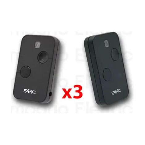 Télécommande FAAC 3 x 2 canaux XT2 433 SLH LR 787007 (1/3)