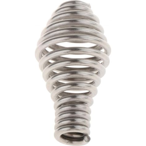 Poignée à Ressort pour Barbecue, Ressort, Facile à Installer, poignée de poêle légère pour Fours, poêles à Bois, pièces de fosses, Argent 2x8.2cm (1/5)