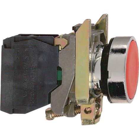 Schneider Electric Drucktaster flach, rt, 1Ö XB4BA42
